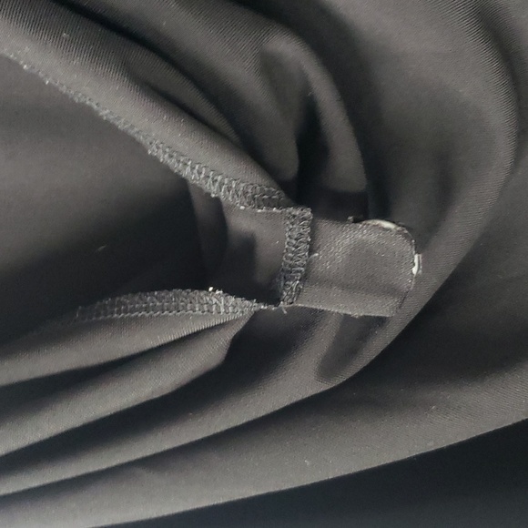 Vintage LOFT Cowl Neck Drapey Black Stretchy Top - Picture 9 of 12